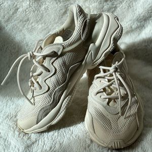 Adidas Ozweego, beige/nude, women’s size 7